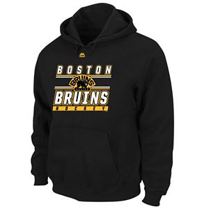 Big & Tall Majestic Boston Bruins Logo Hoodie