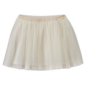 Girls 7-16 SO® Glitter Mesh Skirt