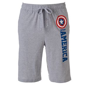 Men's Marvel Captain America Lounge Shorts