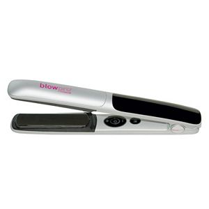 blow pro Titanium Flat Iron & Travel Hair Products Smoothing Kit Set