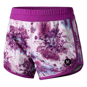 Girls 7-16 Hurley Dri-FIT Printed Mesh Beachrider Shorts