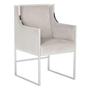 Safavieh Couture Arteaga Velvet Arm Accent Chair!