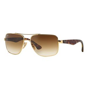 Ray-Ban RB3483 60mm Highstreet Square Gradient Sunglasses