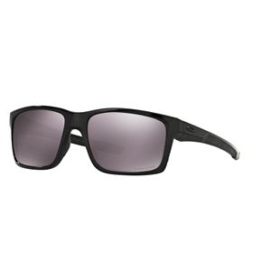 Oakley Lifestyle Mainlink OO9264 57mm Rectangle Black Iridium PRIZM Daily Polarized Sunglasses