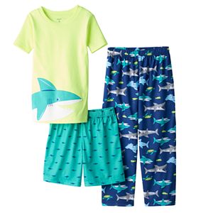 Boys 4-12 Carter's Shark 3-Piece Pajama Set