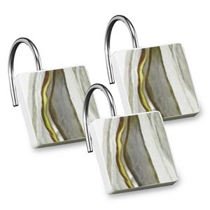 Popular Bath Products 12-pack Sand Stone Shower Curtain Hook