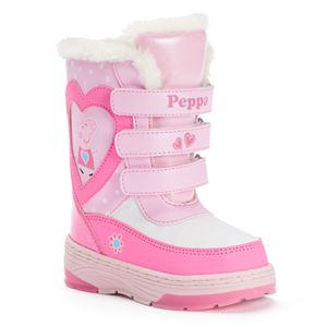 Peppa Pig Toddler Girls' Water-Resistant Winter Boots