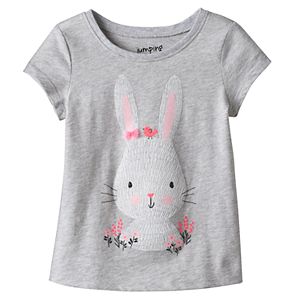 Toddler Girl Jumping Beans® Bunny Glitter Graphic Tee