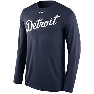 Men's Nike Detroit Tigers Wordmark Dri-FIT Legend Tee!