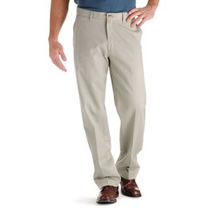 Men's Lee Stain-Resist Casual Relaxed-Fit Flat-Front Pants