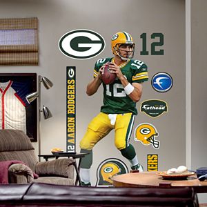 Fathead® Green Bay Packers Aaron Rodgers Wall Decal