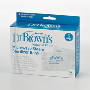 Dr. Brown's Natural Flow 5-pk. Microwave Steam Sterilizer Bags