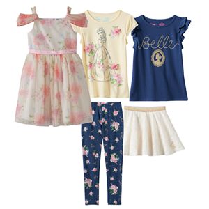 Disney's Beauty & the Beast Girls 4-7 Floral Belle Mix & Match Outfits